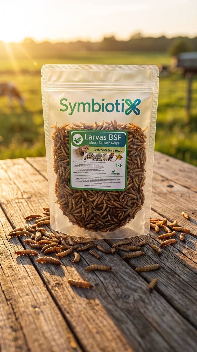 SymbiotiX Larvas BSF 1KG
